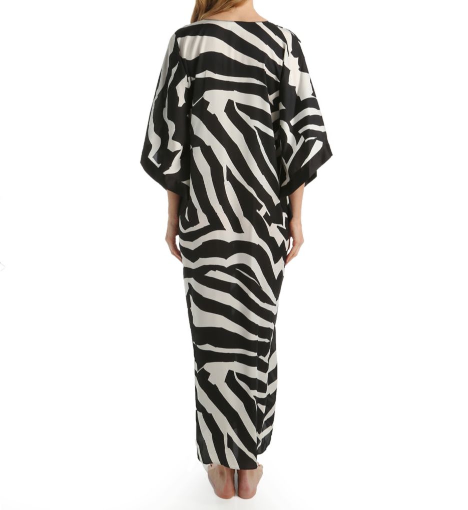 Zebra Printed Caftan-bs