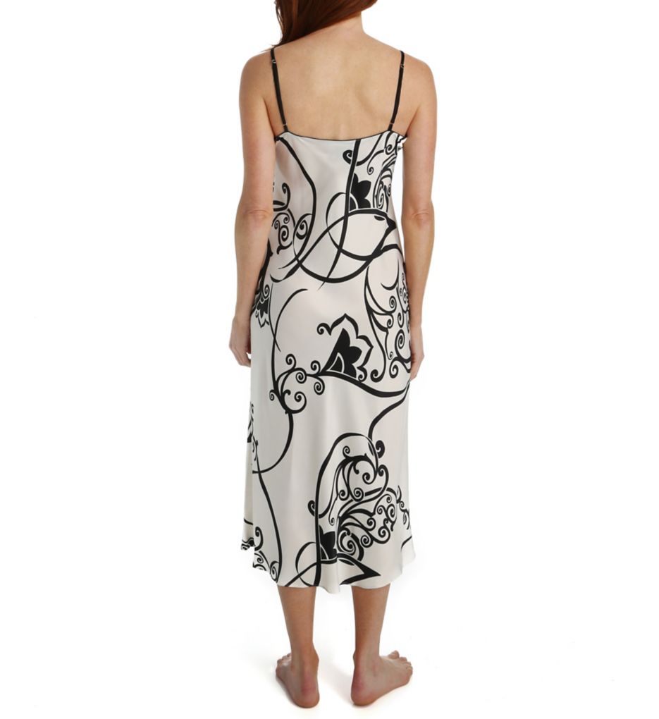 Selis Printed Charmeuse Gown