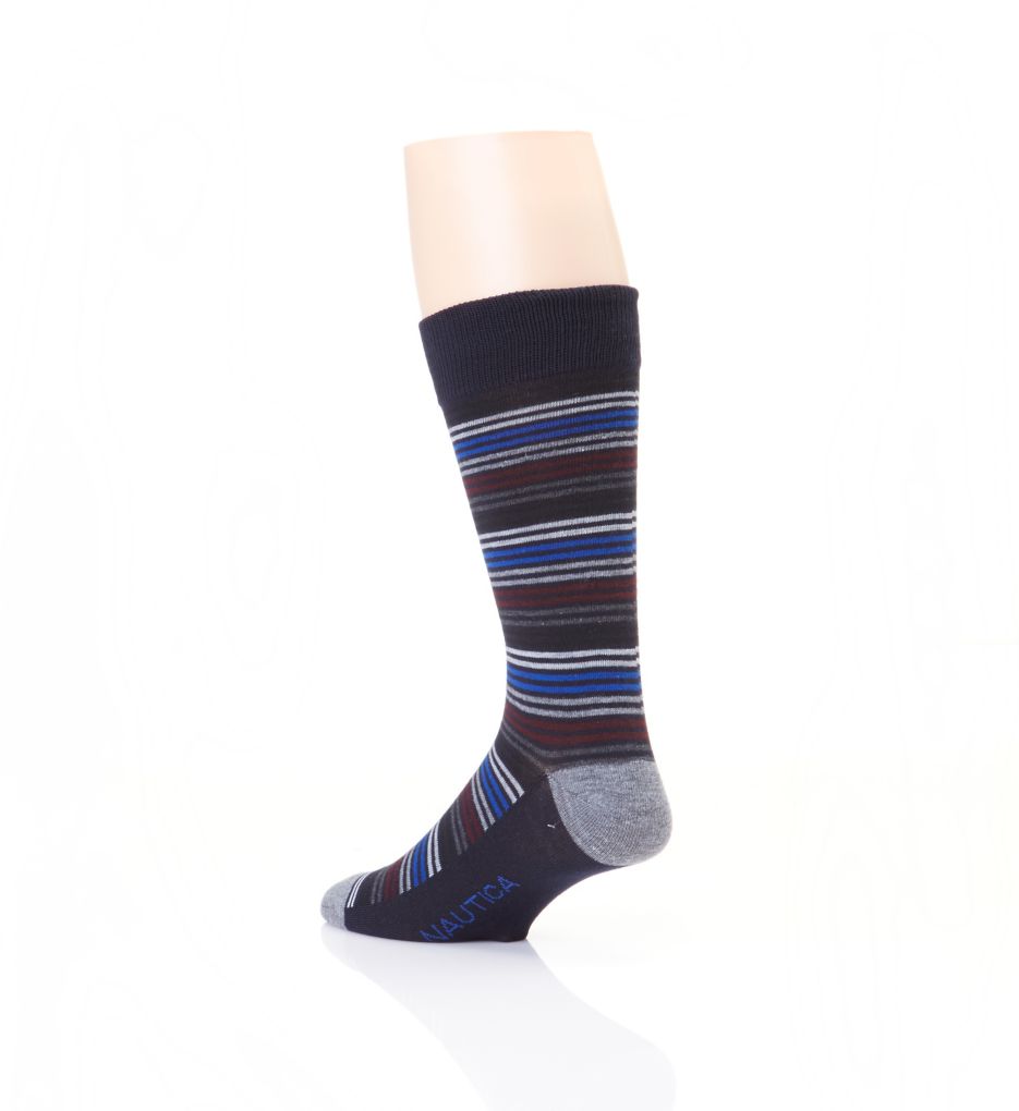 Fashion Argyle Flat Knit Dress Socks - 5 Pack-bs