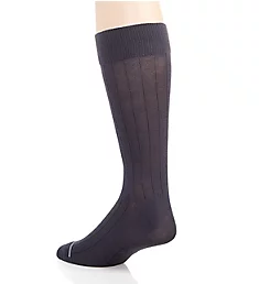 Solid Ribbed Dress Sock - 5 Pack Assorted O/S