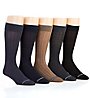 Nautica Solid Ribbed Dress Sock - 5 Pack