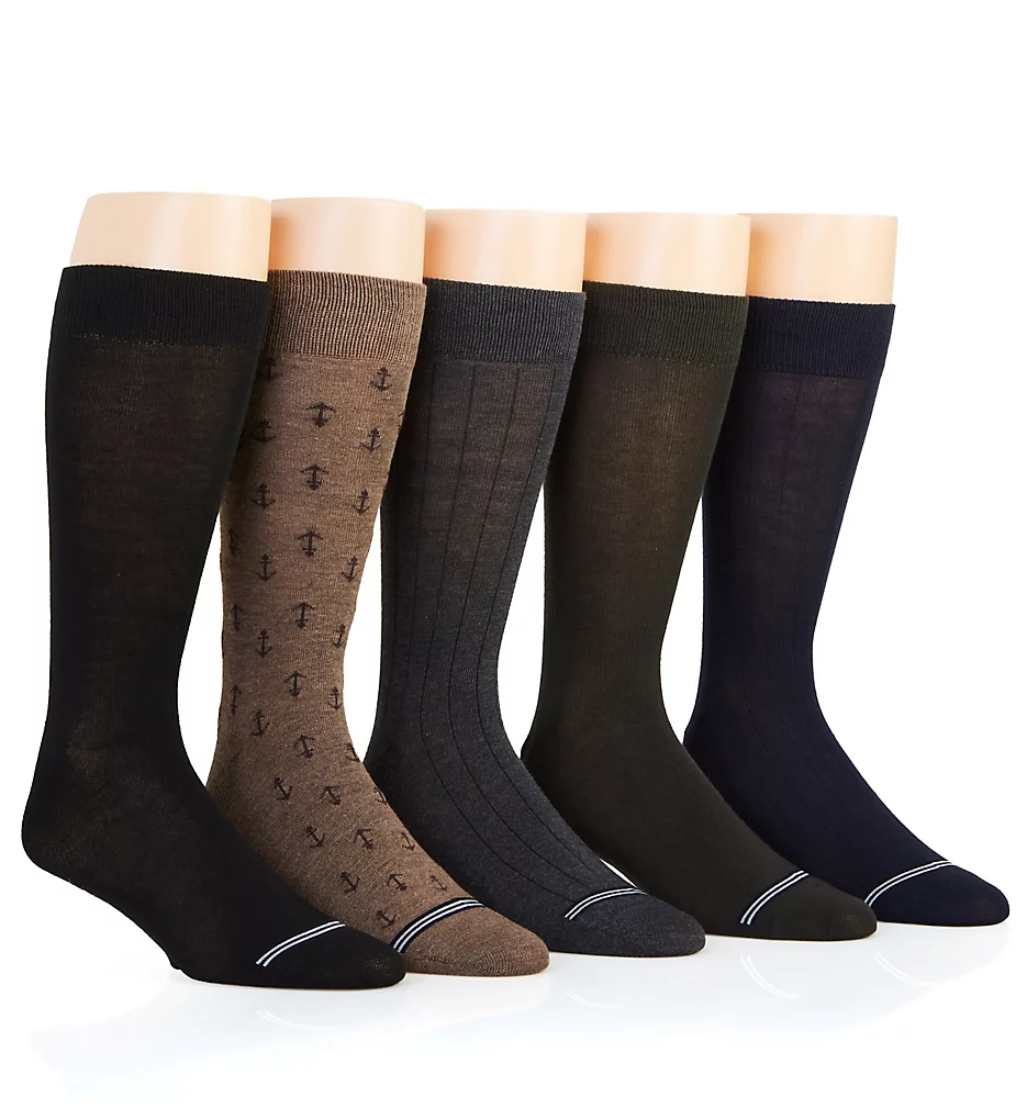 Anchor Solid Dress Sock - 5 Pack