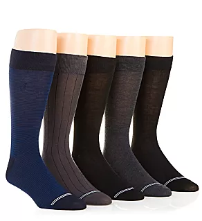 Core Dress Crew Sock - 5 Pack BLUASO O/S