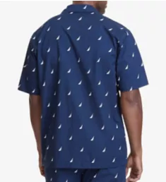 J Class Print Anchor Camp Shirt