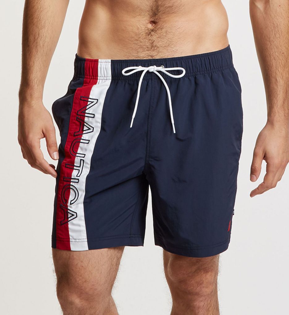 Big Man Surfwashed Colorblock Swim Trunk-gs