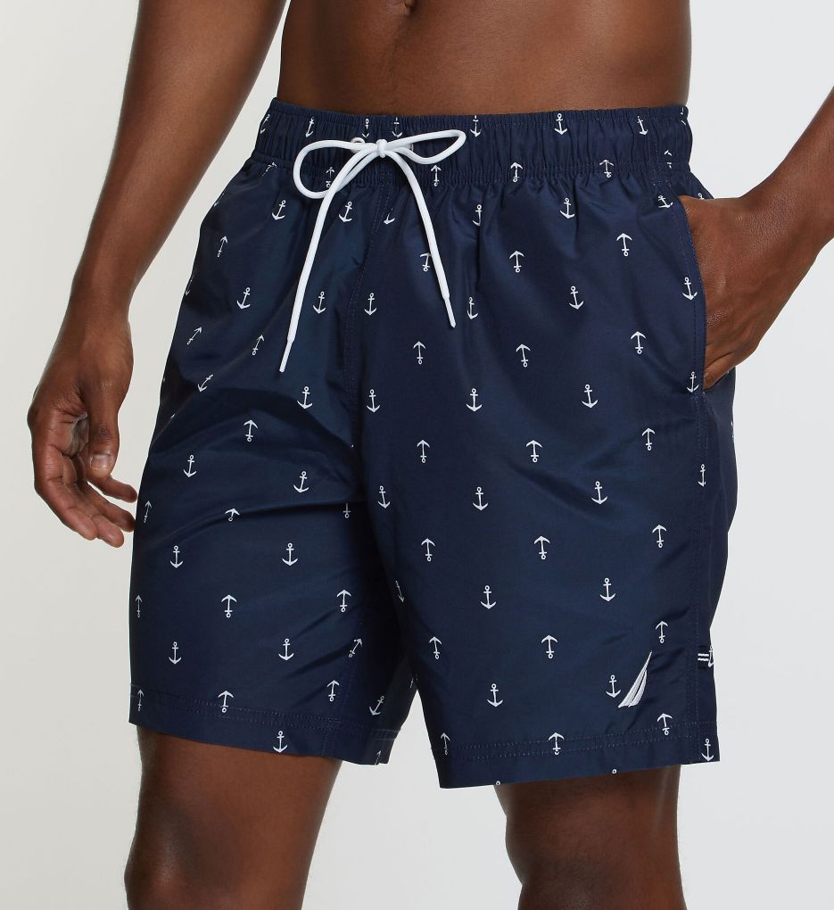 Big Man Anchor Print Swim Trunk