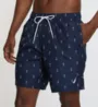 Nautica Tall Man Anchor Print Swim Trunk FY8111T