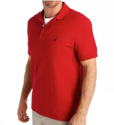 Performance Wicking Polo Shirt NaRed XL