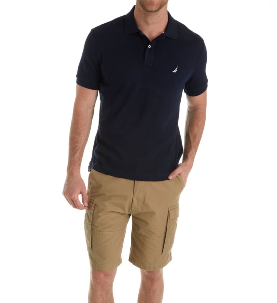 Pique Cotton Short Sleeve Deck Polo-cs1