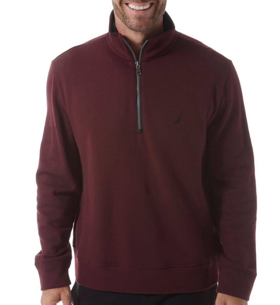 Fleece Long Sleeve 1/4 Zip Pullover-fs