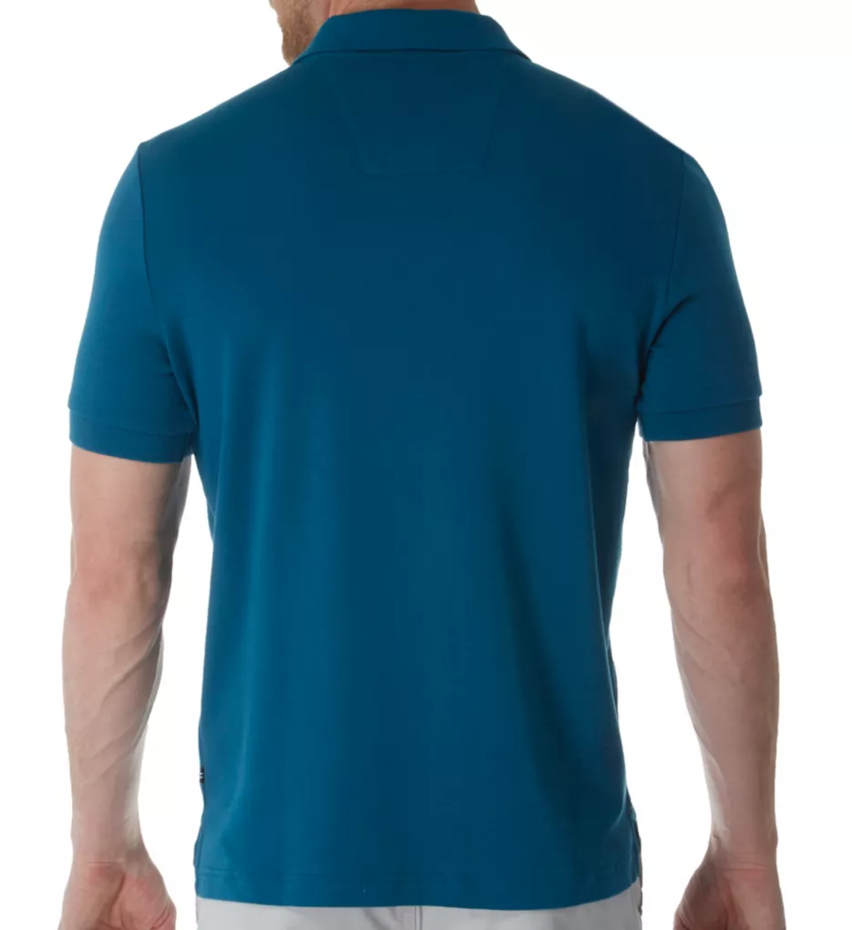 Anchor Fashion Solid Deck Polo Shirt briwht L