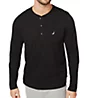 Nautica Sueded Jersey Long Sleeve Henley KL22F6 - Image 1