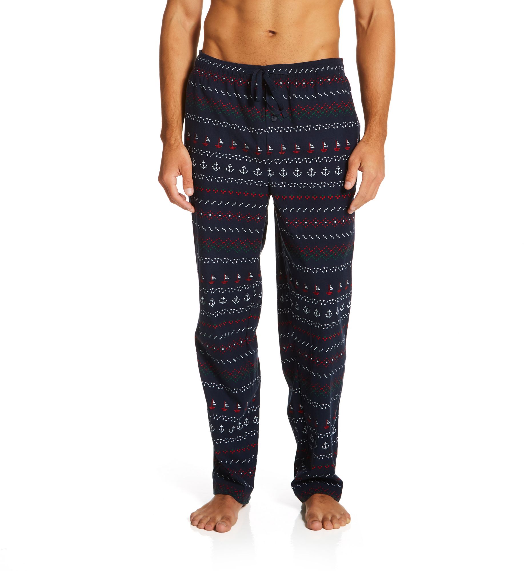 Nautica Fashion Cozy Fleece Pajama Pant NavyP5 L  - Image 1