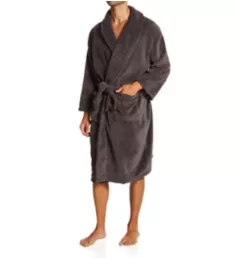 Poly Brushed Plush Robe