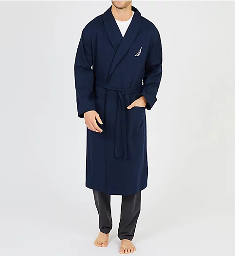 Nautica Anchor Sueded Jersey Robe KR01S8