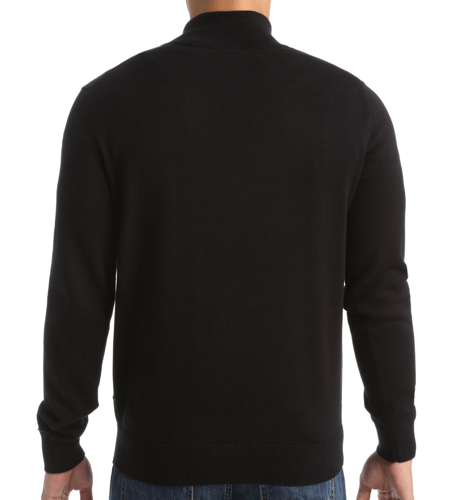 Big and Tall Solid 1/4 Zip Sweater