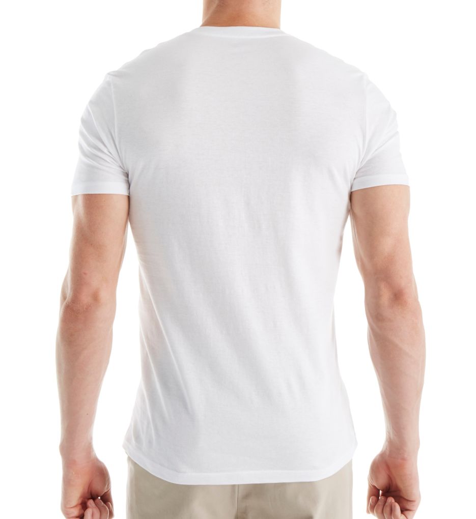 100% Cotton V Neck T-Shirts - 3 Pack