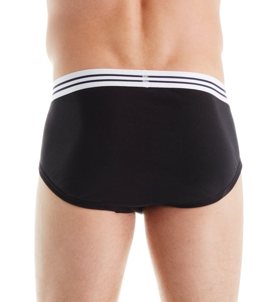 100% Cotton Fly Front Briefs - 3 Pack-bs