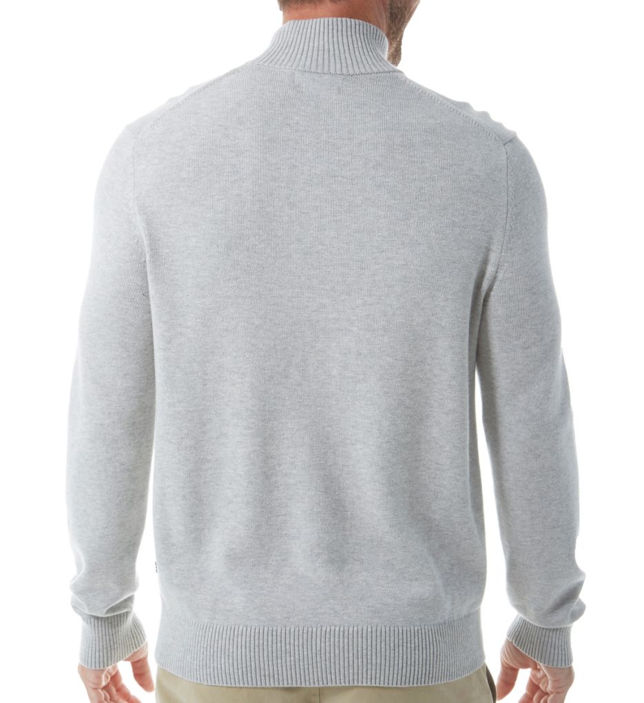 Tall Man Pima Cotton 1/4 Zip Sweater-bs