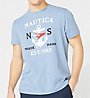 Nautica Big Man Anchor Flag Crew Neck T-Shirt