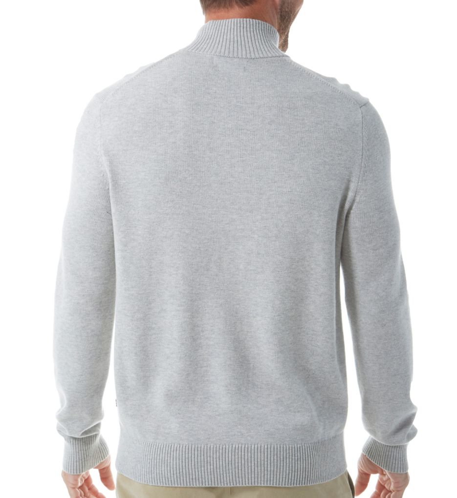 Pima Cotton 1/4 Zip Sweater