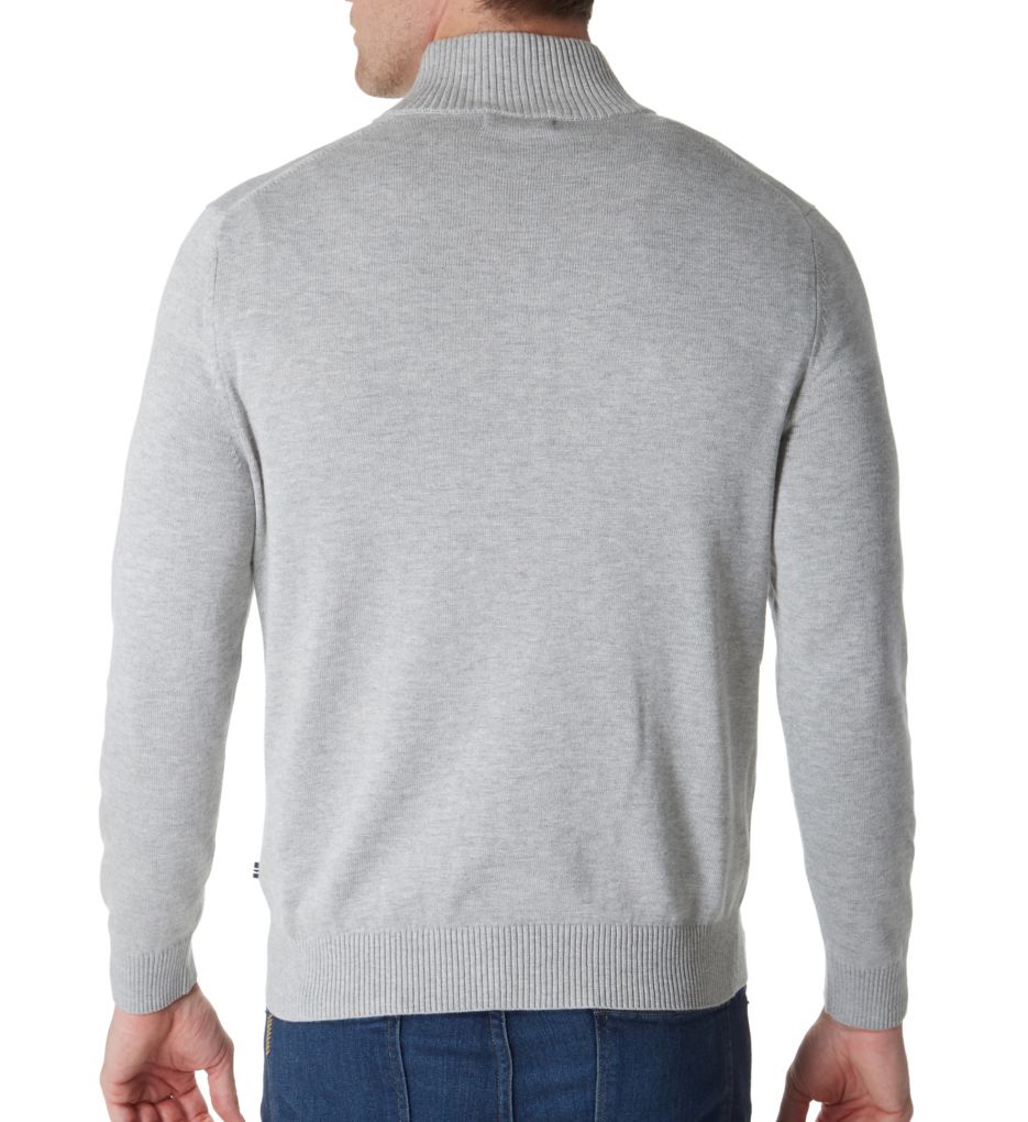 Pima Cotton 1/4 Zip Sweater