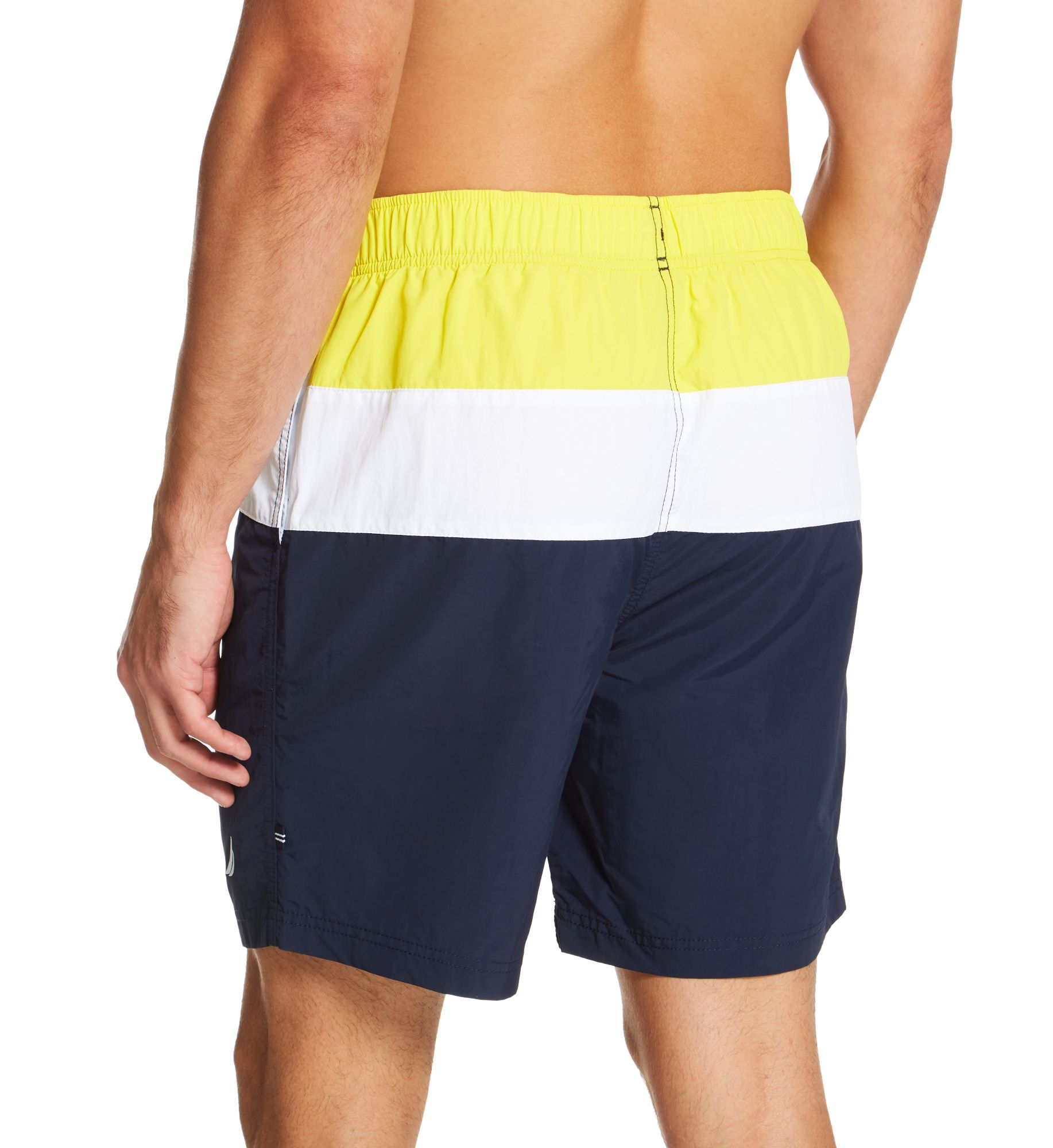 Nautica Color Block Quick Dry Swim Trunk 1BW3 2XL  - Image 2