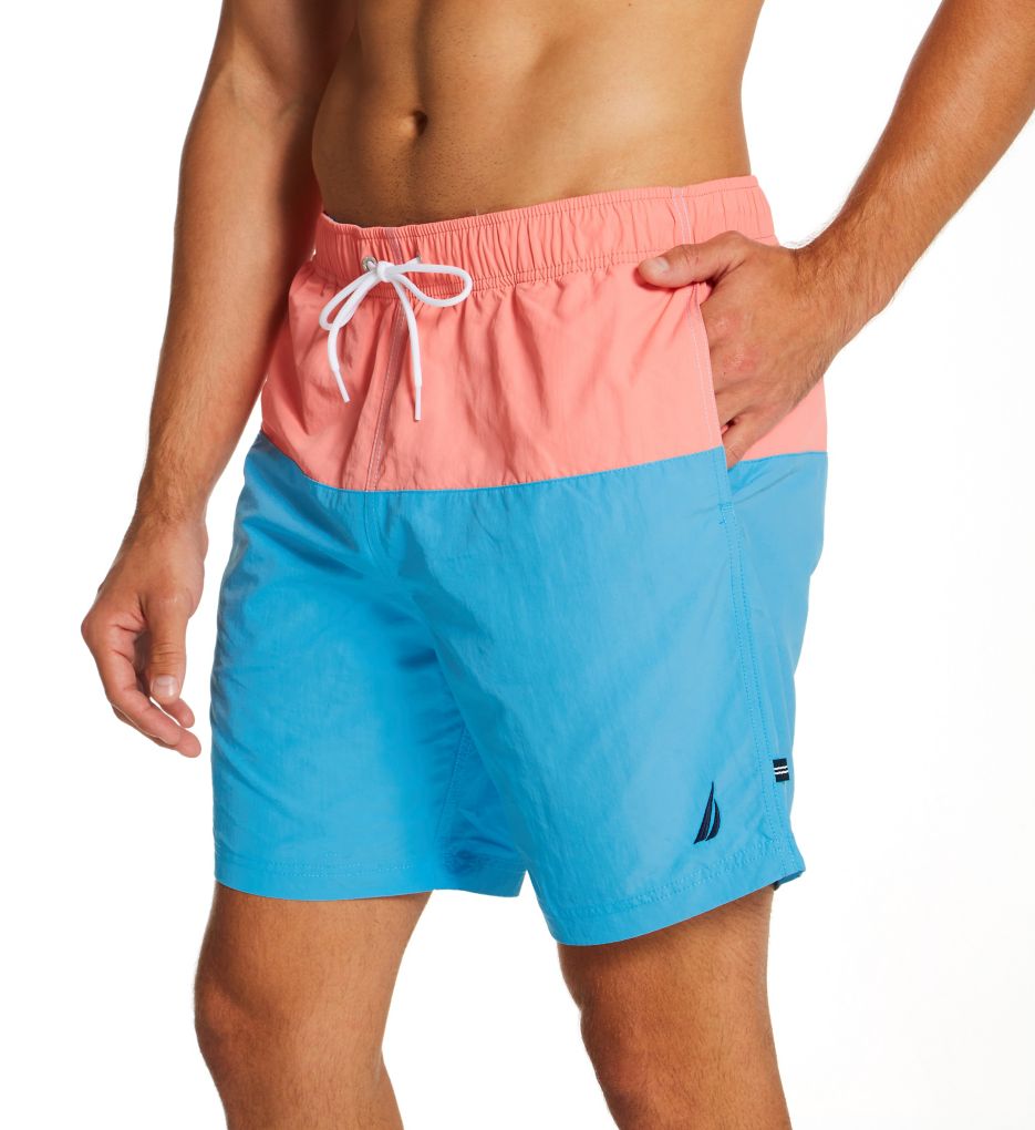 Dual Block Quick Dry Swim Trunk