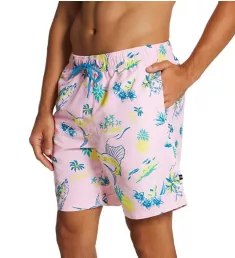 Tropical Print Swim Trunk