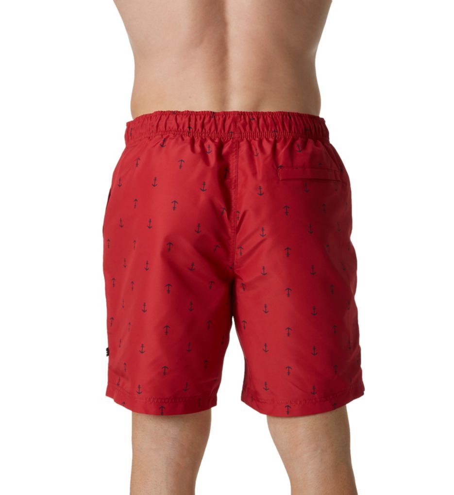 Anchor Print Swim Trunk-bs