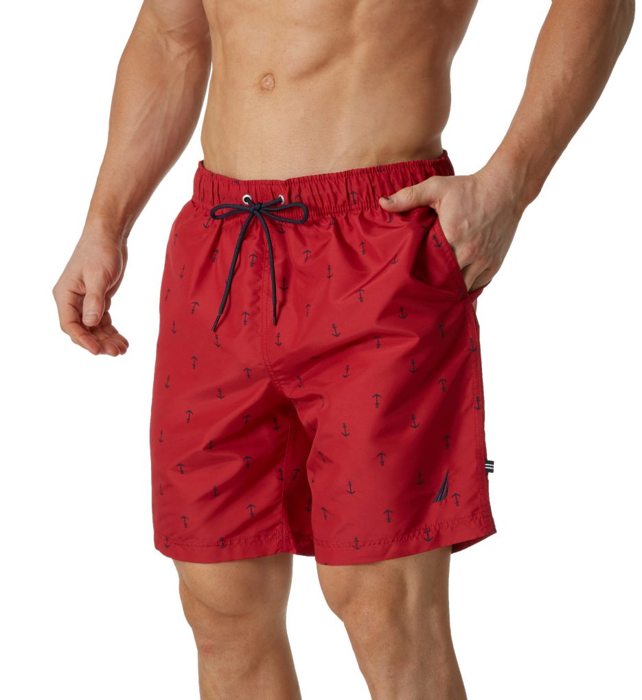 Anchor Print Swim Trunk