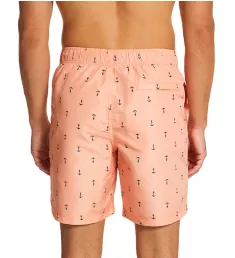 Anchor Print 8 Inch Swim Trunk 8GP L