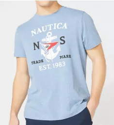 Anchor Flag Crew Neck T-Shirt