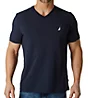 Nautica Short Sleeve V-Neck T-Shirt briwht XL  - Image 1