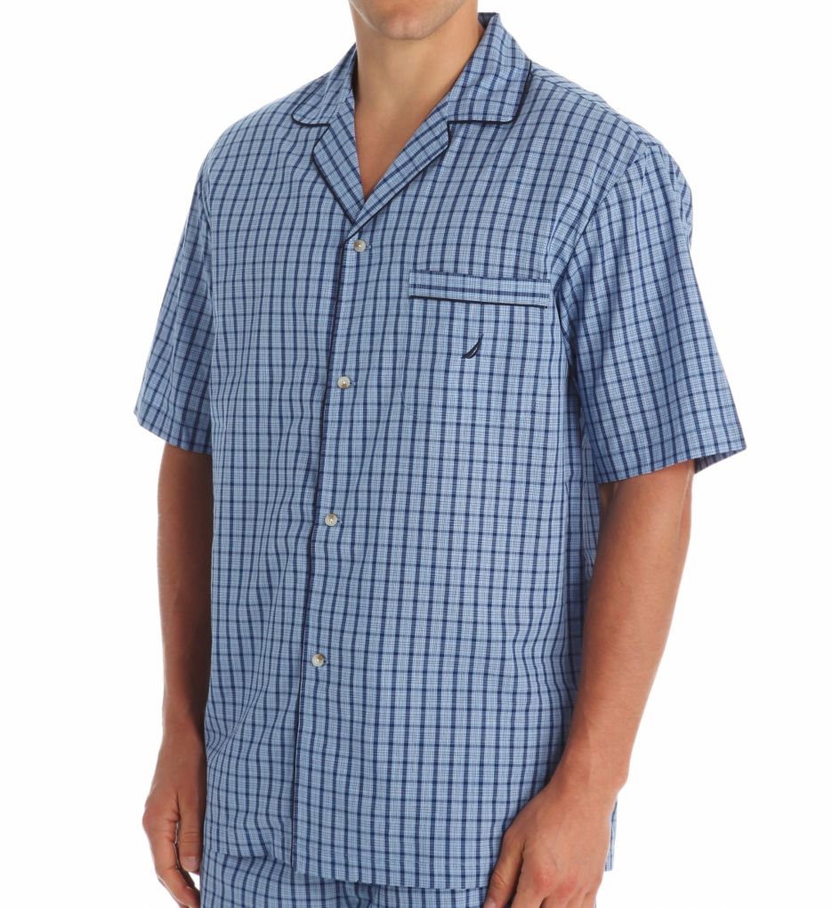 Anchor 100% Cotton Plaid Camp Shirt-gs