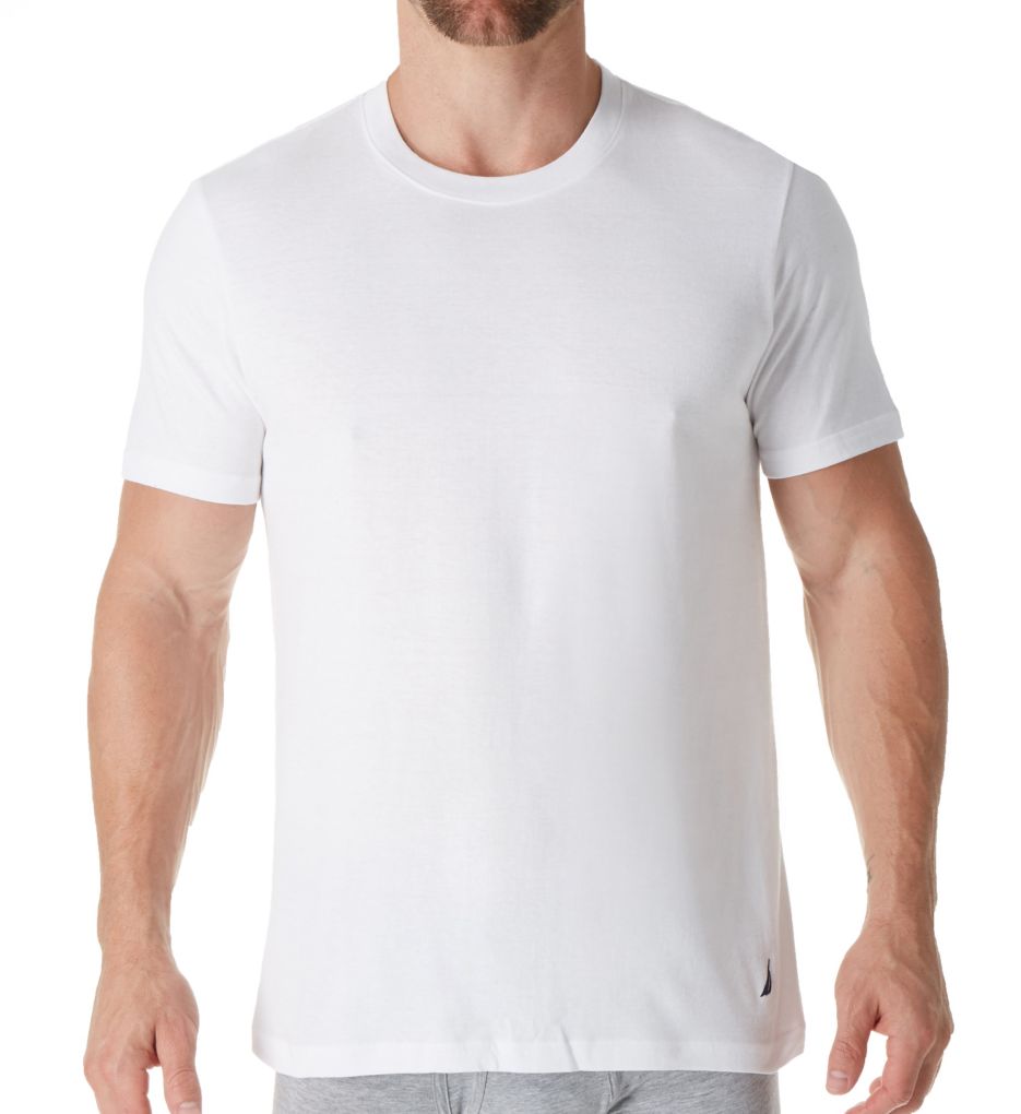 Cotton Crew Neck T-Shirt - 4 Pack-fs
