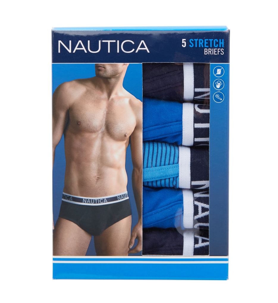 Cotton Stretch Briefs - 5 Pack-cs1