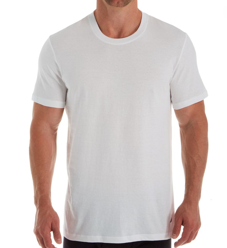 Cotton Crew Neck T-Shirts - 5 Pack-fs
