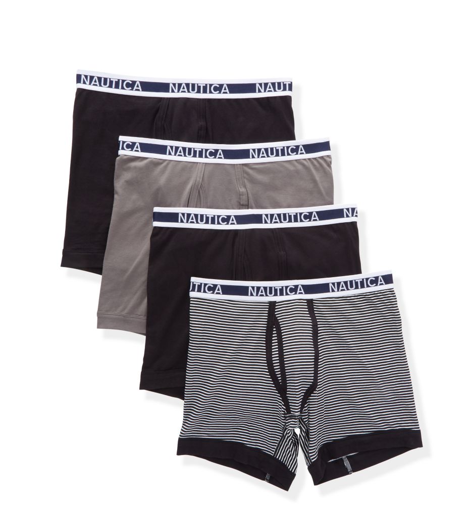 Cotton Stretch Boxer Briefs - 4 Pack-cs2