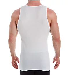 Cotton Ribbed Tanks - 3 Pack WHT S