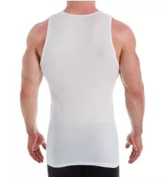 Cotton Ribbed Tanks - 3 Pack WHT L