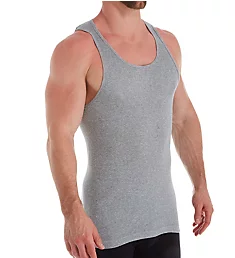 Cotton Ribbed Tanks - 3 Pack WHT S