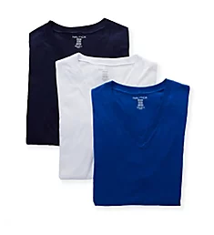 Cotton V-Neck T-Shirts - 3 Pack PEAWC M