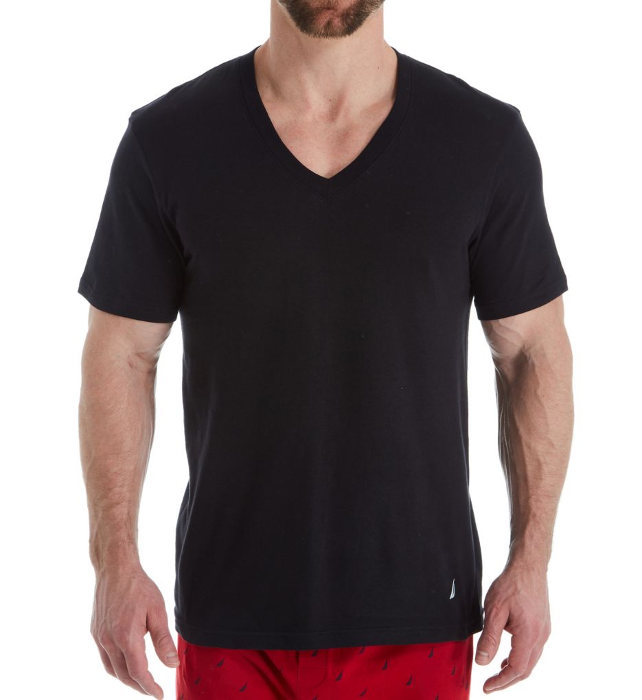 Cotton V Neck T Shirts 3 Pack