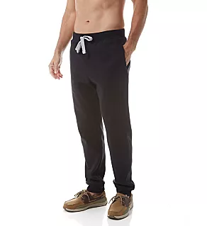 Big Man Knit Ribbed Cuff Lounge Pant TruBlk 1XL