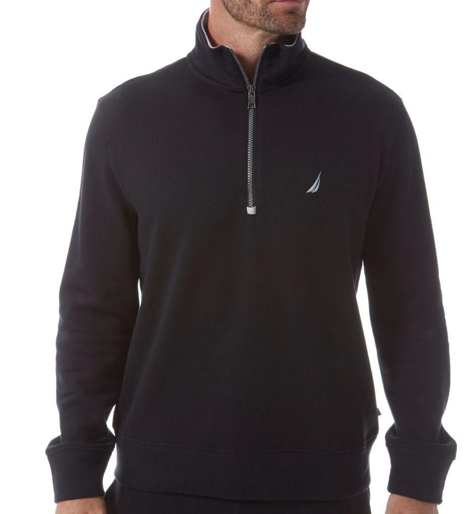 Big Man Fleece Long Sleeve 1/4 Zip Pullover-fs