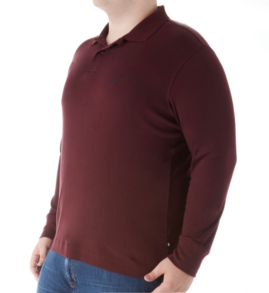 Big Man Knit Long Sleeve Polo