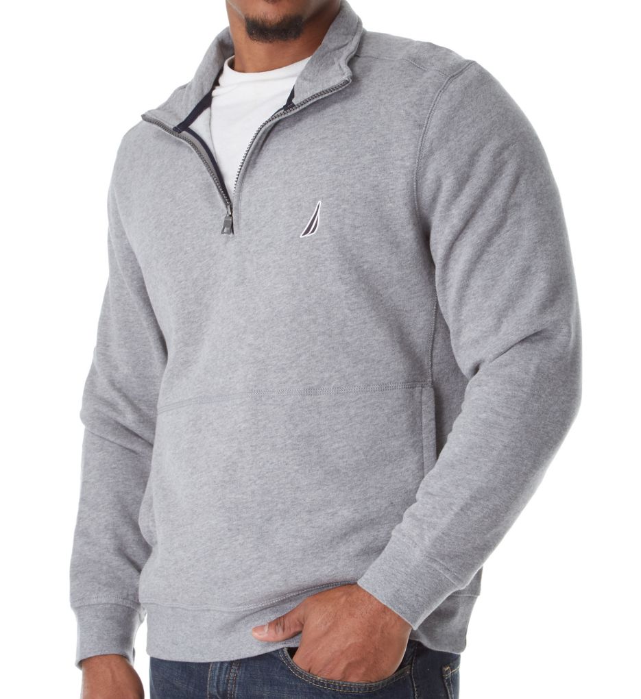 nautica quarter zip sweatshirt