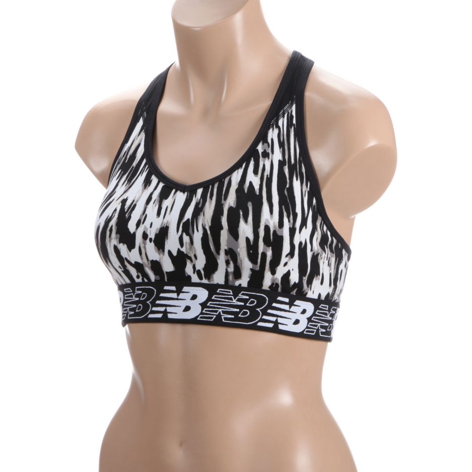 NB Pace Print Medium Impact Sports Bra 3.0