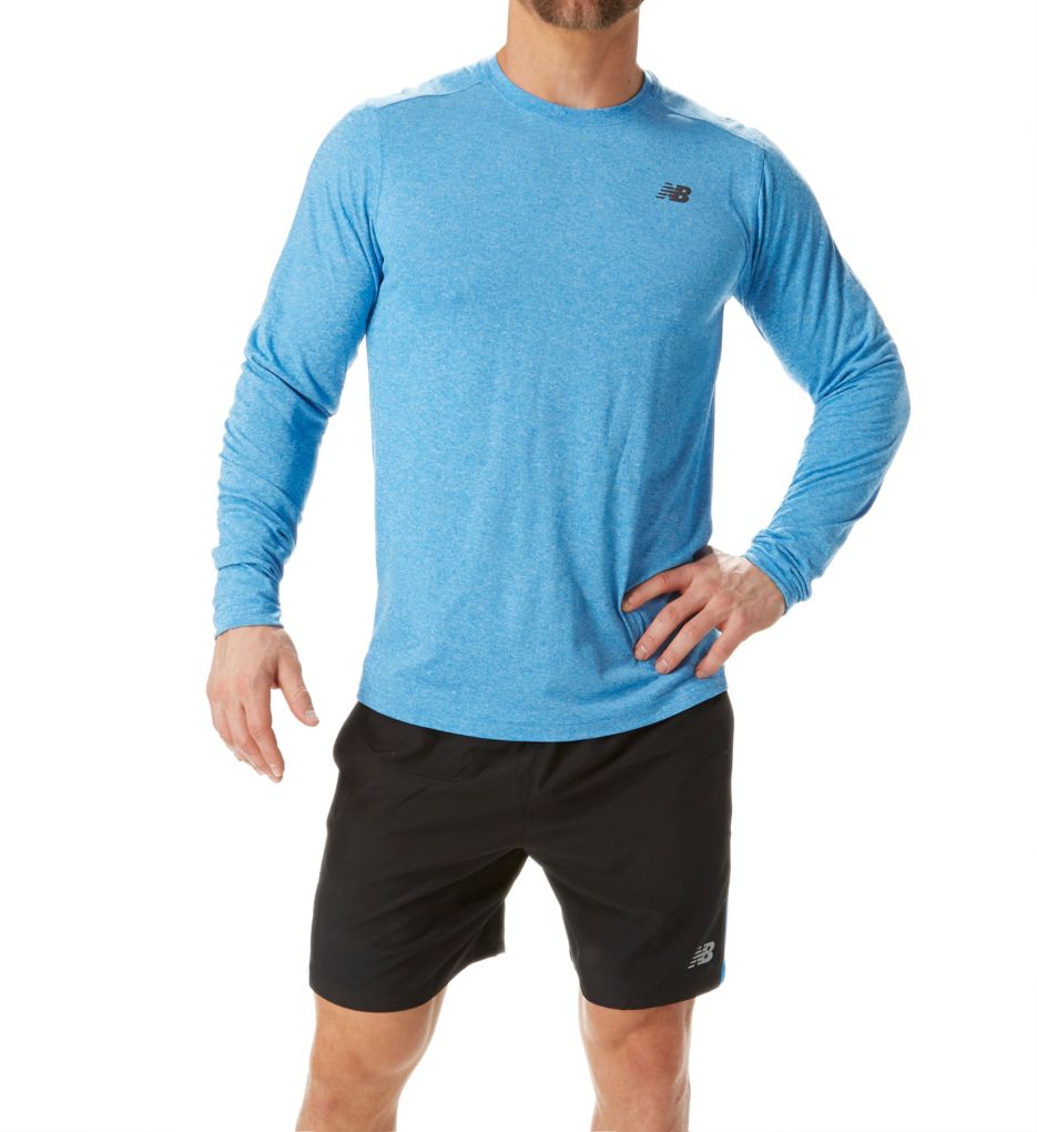 Performance Long Sleeve Heather Tech Shirt-cs3